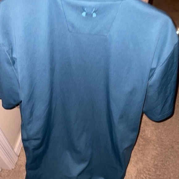 Men’s used size XXL Under Armour UA all season blue polo shirt - Picture 4 of 4